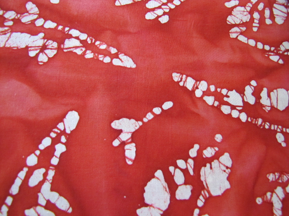 Batik - Reds and White - Click Image to Close