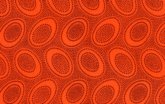 Kaffe Fassett - dot - Orange - Click Image to Close