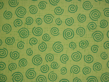 Lime Green Swirls Backing - Click Image to Close