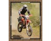 Burrangong Creek Dirt Bike Co: Portrait 36" x 44" Panel bikes