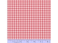 Zig Zag Collection Flannel - Small Bright Pink & White Check