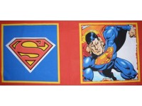 Superman front and back fabric pillow / cushion panel.
