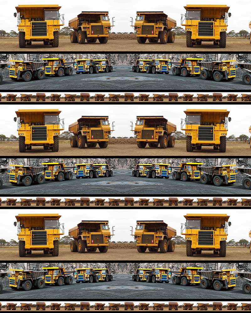 Mining Trucks Stripe Truck - Click Image to Close