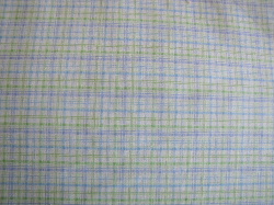 Pastel Lilac, Blue and Green Check on Cream Background - Click Image to Close