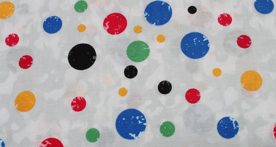 Coloured Spots on White Background - Spot Dot - Click Image to Close