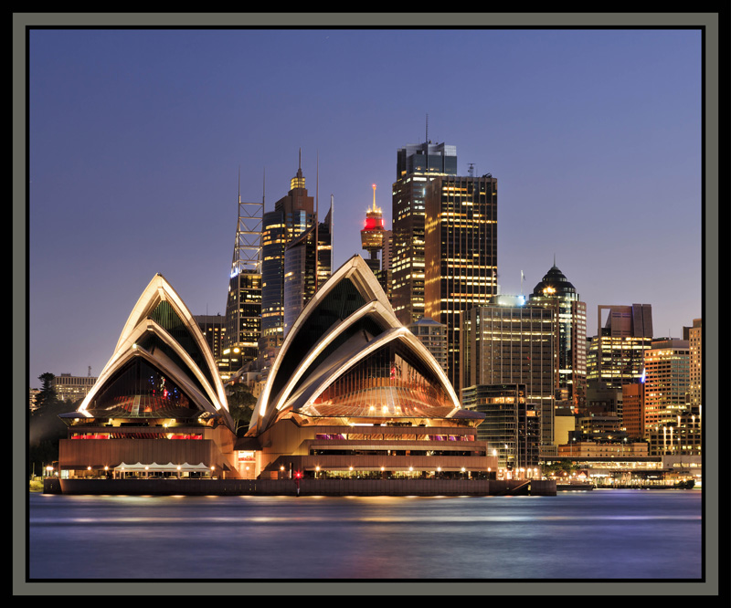 Sydney Sights: Opera House 36"x 44"Panel - Click Image to Close