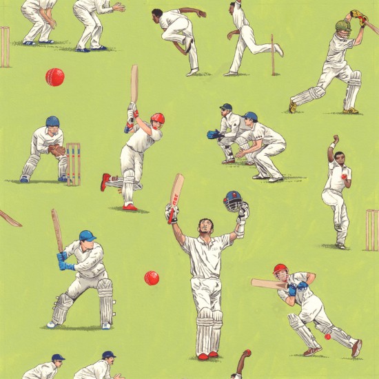 Cricket on Green - Click Image to Close