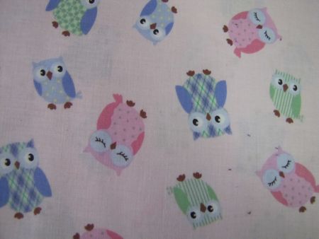 Owls on pink background