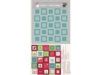 Advent Calendar Green/Blue Tonings North Pole by Lewis & Irene
