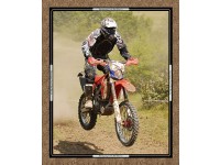 Burrangong Creek Dirt Bike Co: Portrait 36" x 44" Panel bikes