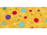 Coloured Spots on Yellow Background - Spot Dot