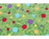 Coloured Spots on Green Background - Spot