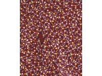 Damper Seeds - Burgundy - Australian Aboriginal Fabric