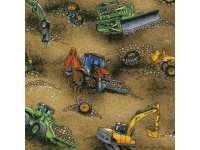 Earth Movers on Dirt, Diggers on Brown
