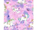 PPN - Unicorns Butterfly Unicorn on Pink Background Butterflies