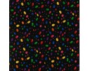 Bright Coloured Spots on Black Background