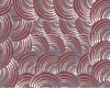 Water Dreaming - Red, Grey & White Australian Aboriginal Fabric